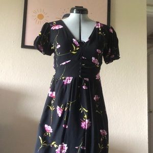 Black Floral Dress